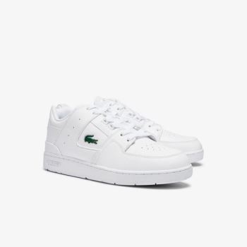 Lacoste Court Cage Leather Sneakers Pánské - Tenisky Bílé | CZ-xb7r3q